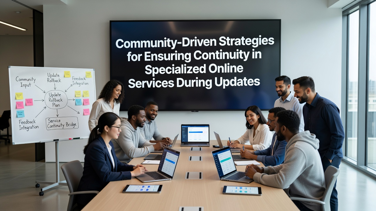 Community-Driven Strategies for Ensuring Continuity in Specialized Online Services During Updates